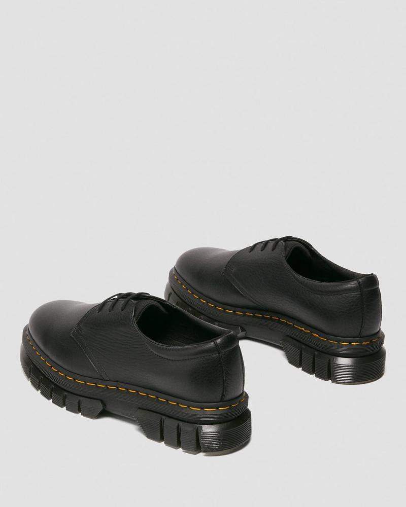 Zapatos Plataforma Dr Martens Rikard Lunar Cuero Hombre Negros | MX 190TCE